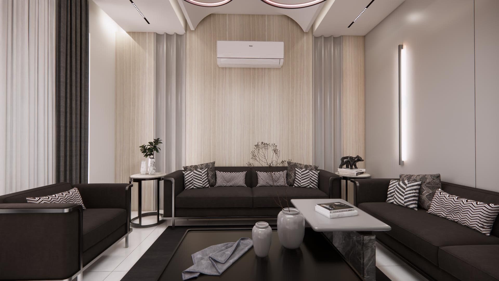 A&F Homes interior craftsmanship — formal drawing room